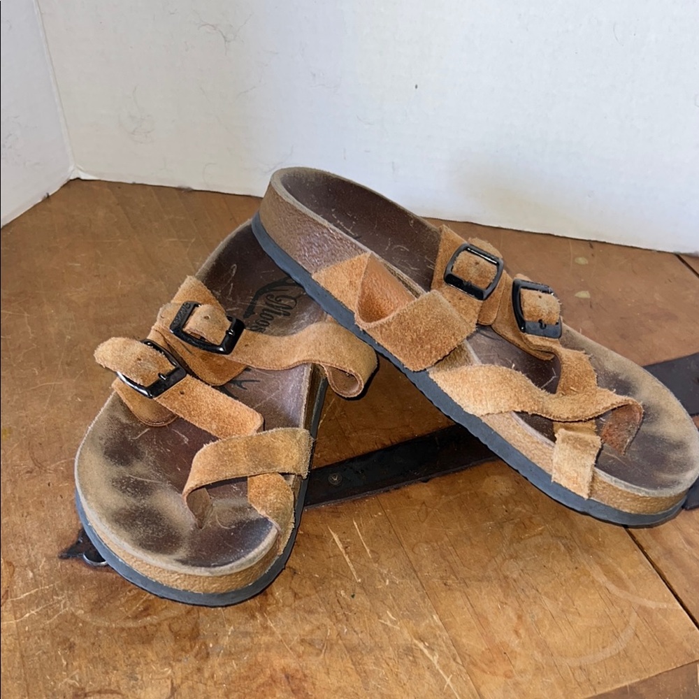 Moosefield Suede Birkis Sandals